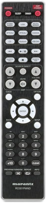 Marantz ND8006 Low-Profile 4-in-1 Digital Media Player: CD Player, Music Streamer, DAC & Pre-amp | with Airplay 2, Bluetooth & HEOS | Amazon Alexa Compatibility