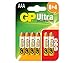 Produktbild GP Batterien Ultra Alkaline AAA Karte von 12 | Hervorragende Betriebszeit | Batterie kann über alle Geräte verwendet Werden | Haltbarkeit bis zu 7 Jahre