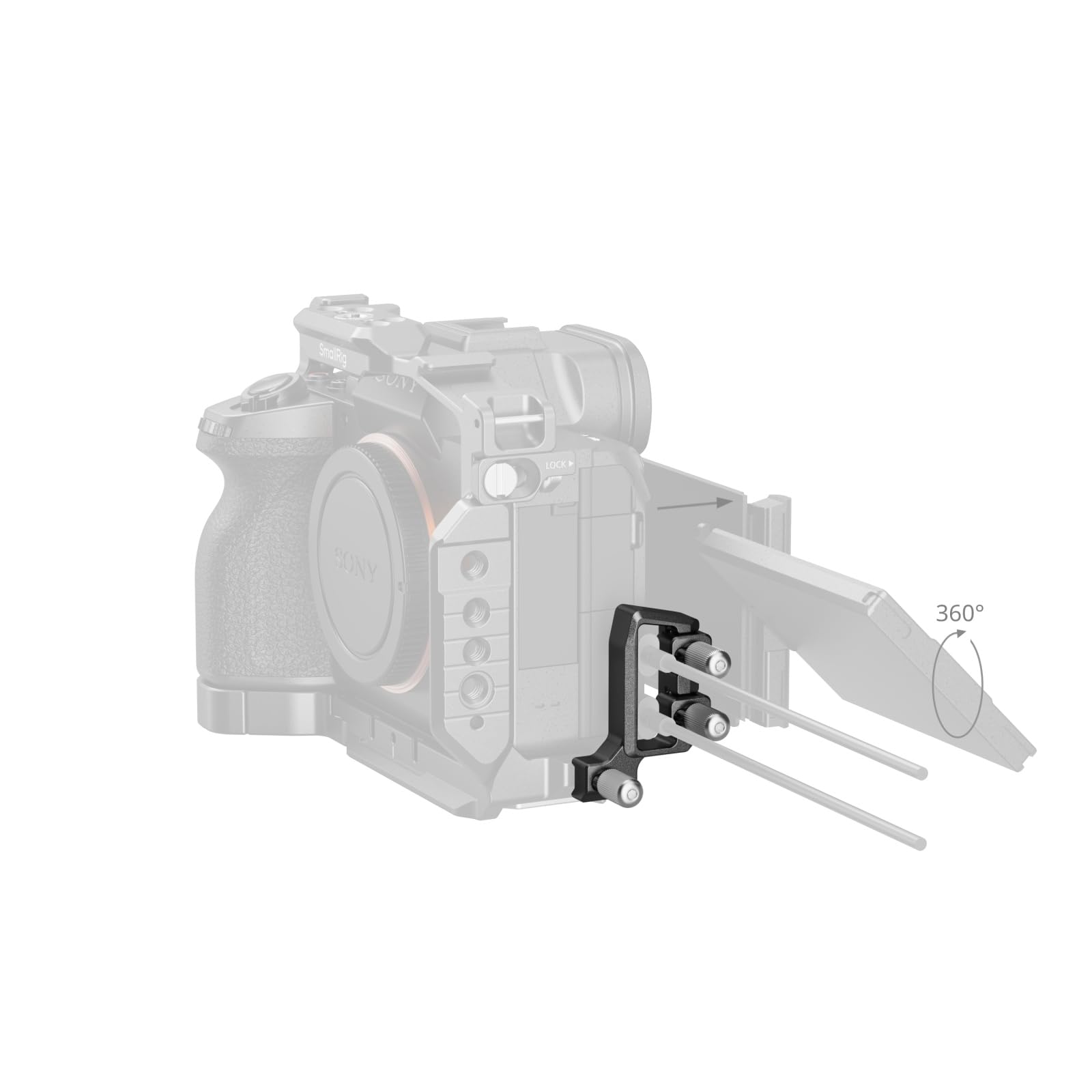 SMALLRIG Klemme für USB-C Kabel für Sony Alpha 7 V Käfige 6023/6024/6025/6026/6027/6028/6029/6030/6031-6062