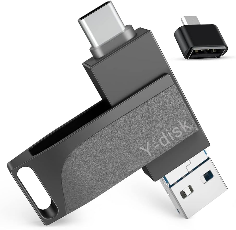 Usbメモリ4in1 フラッシュドライブ 高速usb 3 0 Phone Usbメモリー Usb Type C Micro Usb フラッシュメモリ Pc Pad Android対応 データ 転送保存 写真 バックアップ スマホ 容量不足解消 高速転送 亜鉛合金製 防塵 耐圧 耐衝撃 収納ケース付属 32gb ブラック 記念日