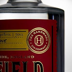Anfield Gin 70cl – The Handmade Gin Company – Premium Craft Gin with orange, elderflower and liquorice – 40% ABV