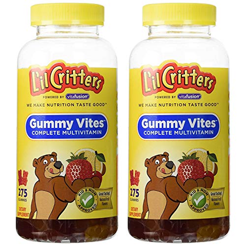Lil Critters hioXrN Gummy Vites Multi Vitamin & Mineral Formula, 275 Count (2 Pack)