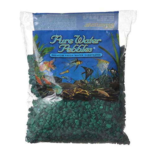 Pure Water Pebbles Aquarium Gravel, 2-Pound, Emerald Green Pure Water Pebbles Aquarium Gravel, 2-Pound, Emerald Green