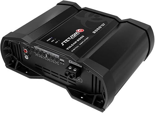 Miniatura 6 de Stetsom Vulcan 8000 1 ohmios amplificador de coche, mono rango completo 8000.1 8K vatios RMS, audio estable de auto de 1 Ohm, calidad de sonido HD,