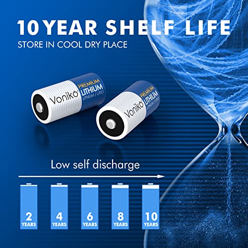 Cr123A Premium Lithium Batteries 16 Pack – Photo Lithium Battery – 3 Volt 123 Battery Lithium 10 Years Shelf Life – Ul&Rohs Certified For Security And Medical Equipment #TOP1