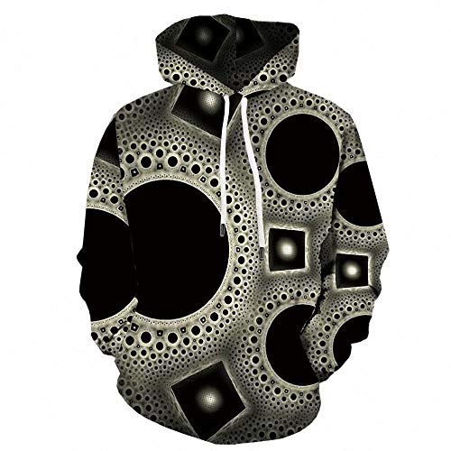 Sweat à capuche enfant impression 3D noir le cadeau d'anniversaire idéal pour ados