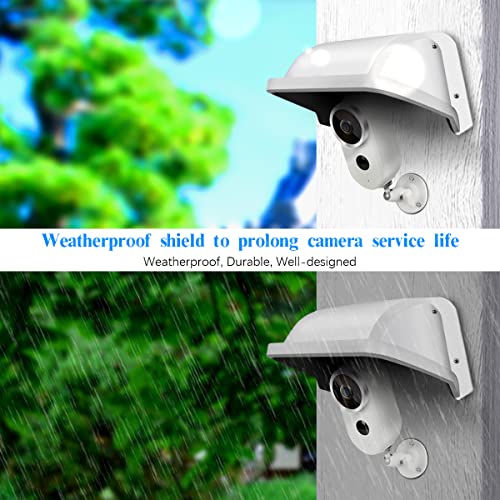 ( Universal Sun & Rain Shade Camera Cover ) Camera Shield For Outdoor Security Camera, Weatherproof Roof, Protective Case For Dome, Bullet, Stick Up Cameras (Abs Plastic, 1 Pack) #TOP1