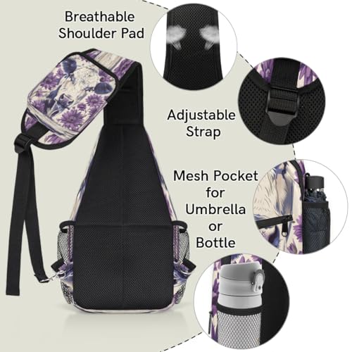 Bolso Sling Unisex para Viaje y Senderismo 7.9 x 3.5 x 14.2 in miniatura 4