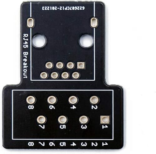 Miniatura 4 de Juego de 2 conectores RJ45 de 8 pines y módulo de placa de distribución para Ethernet RS-422 RS-232 (desmontado)