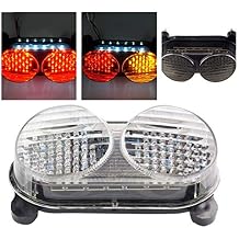 Motorcycle LED Tail Brake Light Turn Signals For Kawasaki ZR7S 2000-2003 ZX6R J1 J2 2000-2002 G1 G2 1998-1999 ZX900 ZX9R ZZR600 Clear