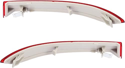 Miniatura 6 de X AUTOHAUX 1 par de parachoques trasero del coche Reflector cubierta izquierda derecha lado 63147240997 63147240998 para BMW X5 2011-2013