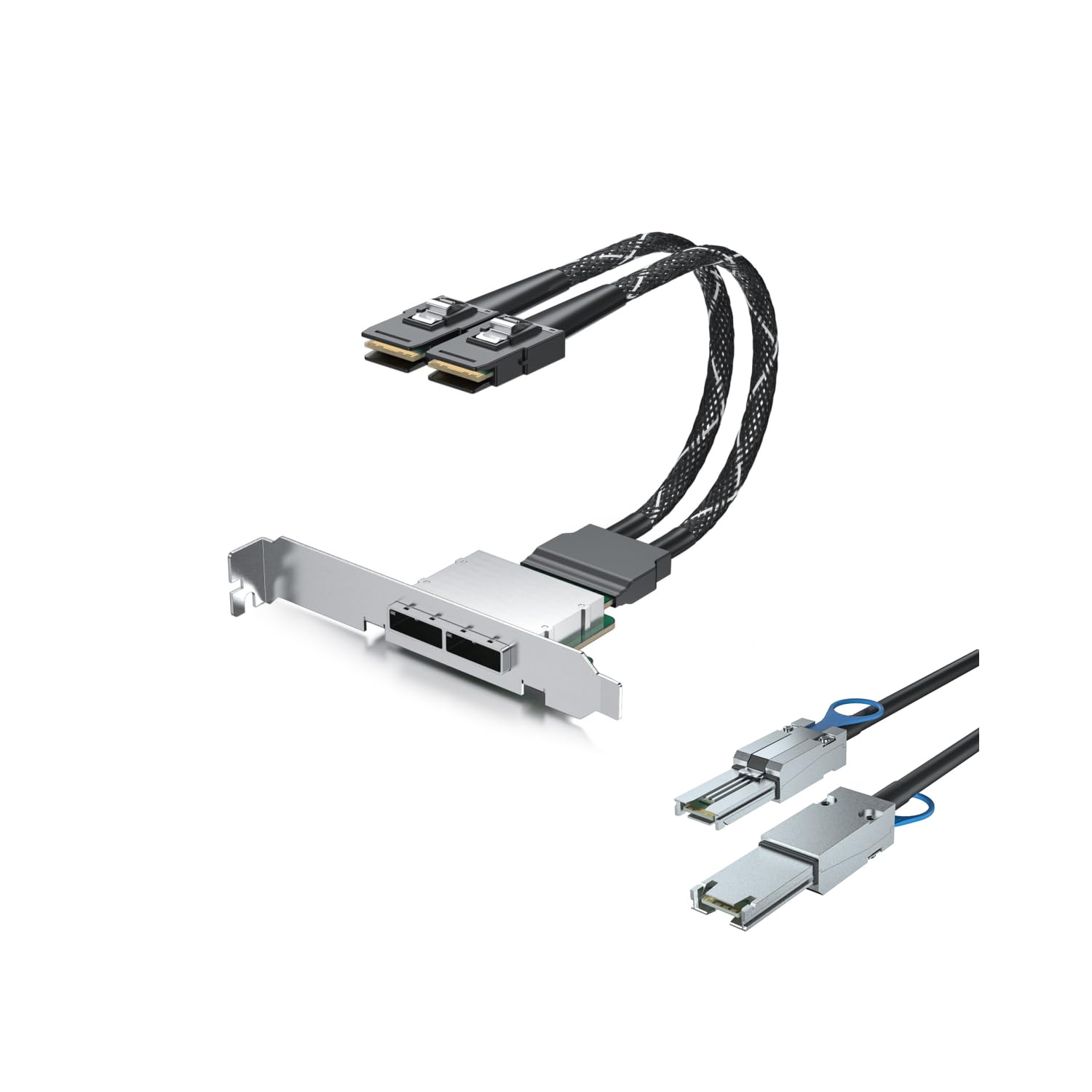 10Gtek with a 0.5m Extender Cable to SFF-8087