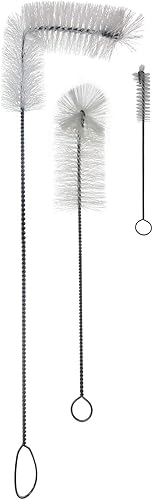 Home Brew Ohio Paquete de cepillos - Cepillo Carboy de vidrio, cepillo Airlock, cepillo para botella