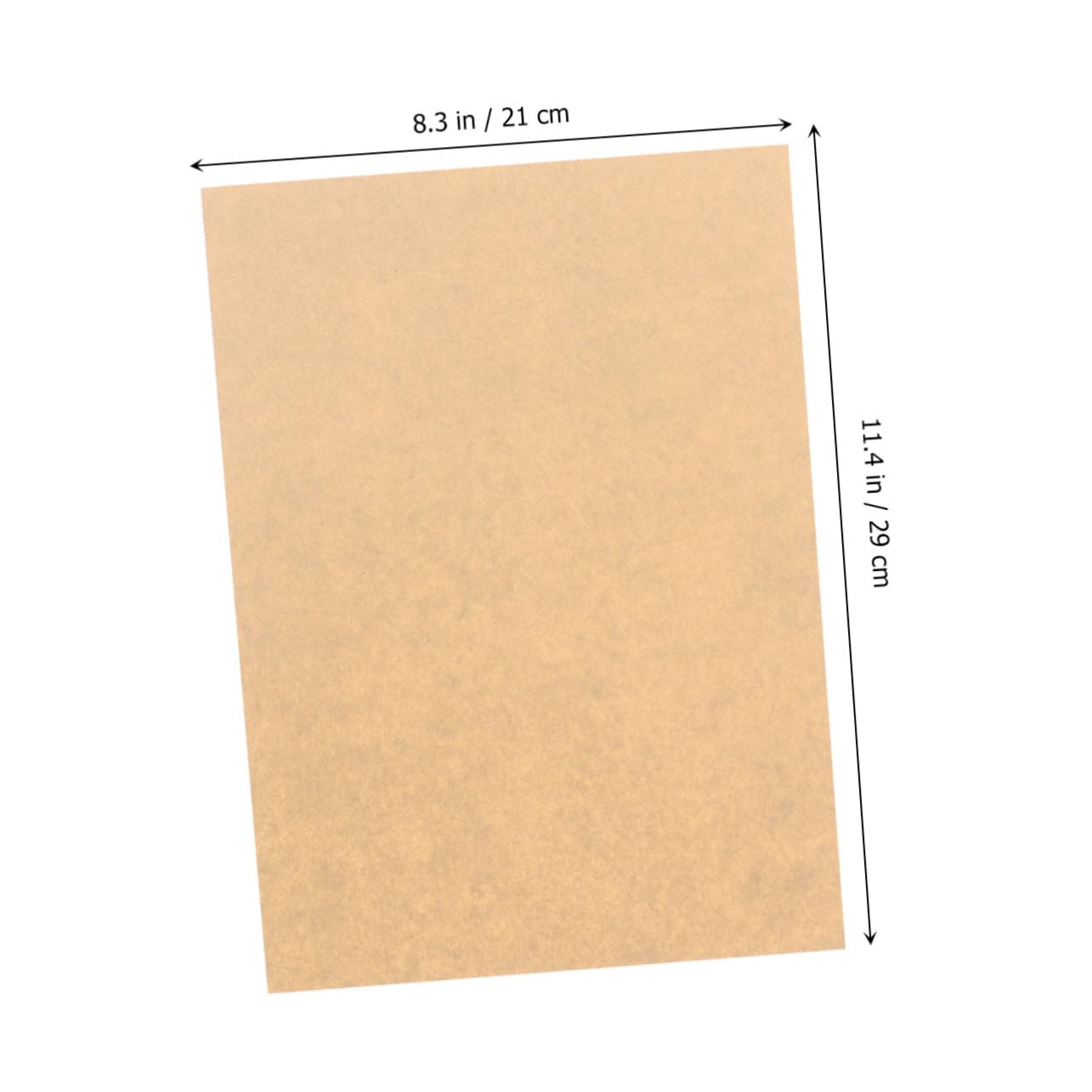 Homoyoyo 100blätter Kraftpapier Unbedrucktes Schreibpapier Blankopapier Für Briefe Kalligrafie Bastelprojekte Aus Hochwertigem Vintage-papier