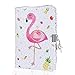 WERNNSAI Diario de Flamencos de Lentejuelas - 21 x 15 CM Regalo Mágico del Cuaderno de las Lentejuelas de la Sirena de DIY para Niñas Aniversario de Cumpleaños Valentine Travel Privado Diario