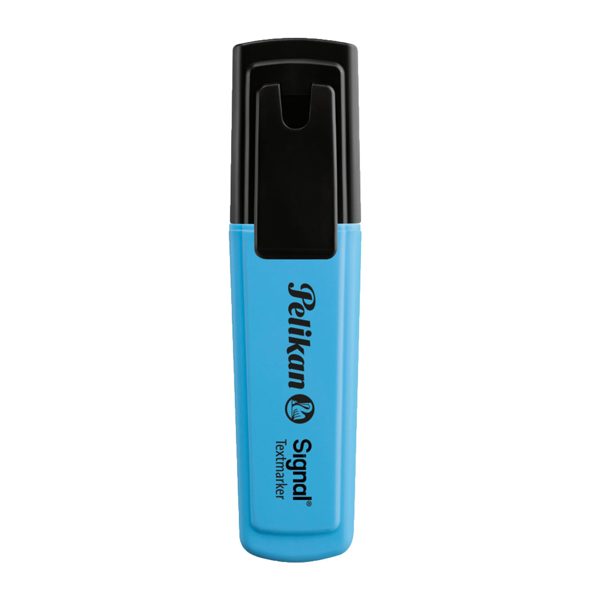 Pelikan Signal 803618 Highlighter Pen, Bright Blue, Pack of 10 in Folding Box