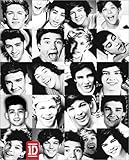 Taille: 41 x 51 cm) Póster One Direction - Grid - cartel económico, póster XXL