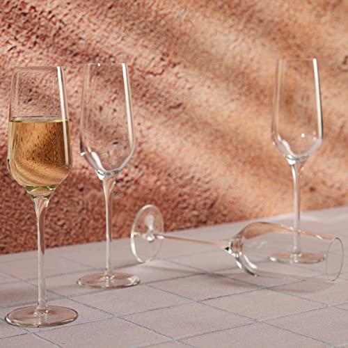 Libbey Signature Greenwich Champagne Flute Glasses, 8.25-Ounce, Set Of 4 #TOP1