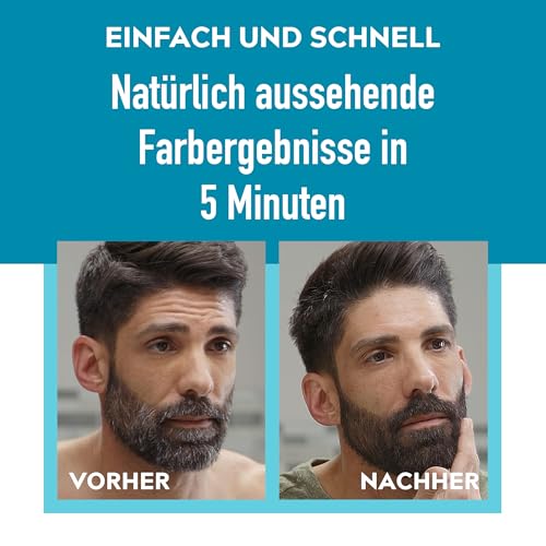 Just for men for Men Schnurrbart und Bart Hellbraun Farbstoff, eliminiert Grau für ein dickeres und volleres Aussehen – M25 2