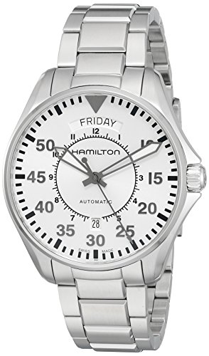 Hamilton H77525553 - Reloj Automático Para Hombre, Correa De Acero Inoxidable Color Plateado Hamilton H77525553 - Reloj Automático Para Hombre, Correa De Acero Inoxidable Color Plateado