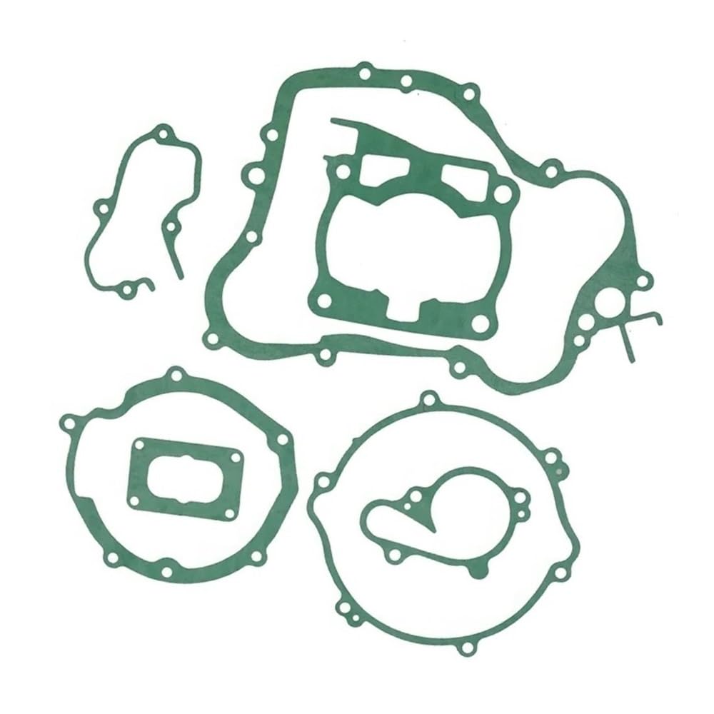 Motorcycle Cylinder Crankcase Cover Gasket Kits Full Set FIT for YZ125 2001-2004 4JY-15463-01-00 4JY-15451-10-00