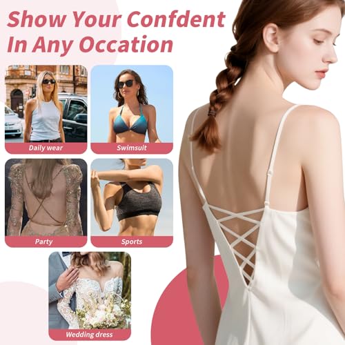 Image of Invisible Sticky Bra Push Up, Double Sided Sticky Bra, Reusable Adhesive Bra Inserts for Women Bikini Wedding Dress