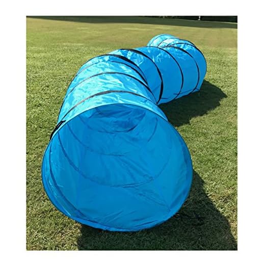 N&M Products Pet Agility Tunnel, Outdoor Training and Exercise Equipment for Dogs, Puppies, Cats, Kittens, Ferrets, and Rabbits