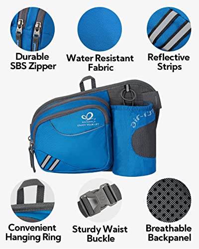image for WATERFLY Fanny Pack Waist Bag: Waist Pack for Women Men with Water Bot