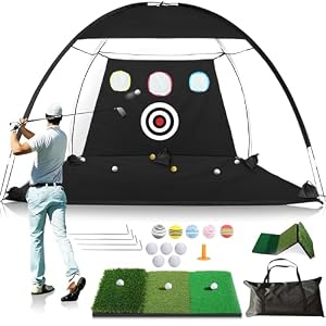Golf Practice Net, Golf Training Net for Backyard & Garden