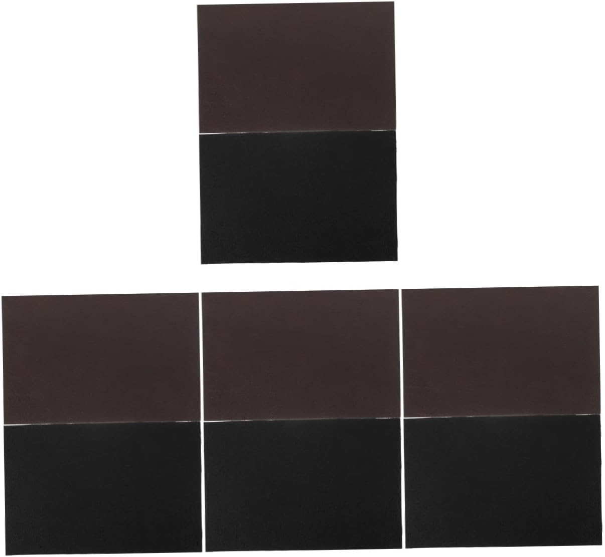 Veemoon 4sets 2pcs Leather for DIY Crafts Sofa Repair Material Durable Genuine Leather for Upholstery Versatile Making Kit for Home Projects 2pcs*4