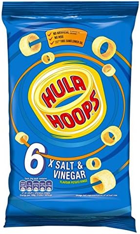 Hula Hoops Salt and Vinegar 6 Pack