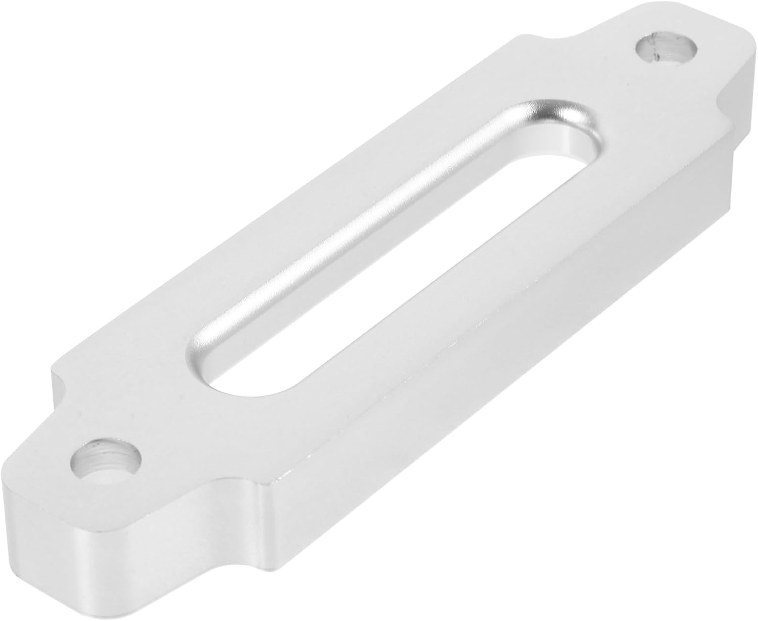 PRETYZOOM Winch Fairlead Aluminum Alloy Rope Guide 124mm Silver Metal Fairlead for Synthetic Rope Offroad Winch Accessories