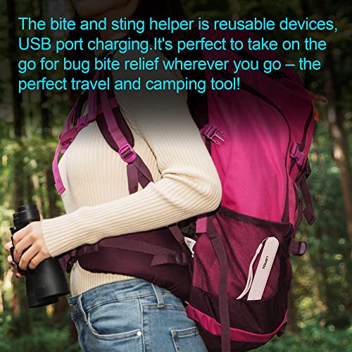 Lapadu Insect Sting And Bite Relief, Electronic Tool For Itch&Swell Relief, Fda-Cleared - Reduce Pain & Itching, Fast Treatment First-Aid After Bite Solution For Entire Family, Kid Friendly #TOP5