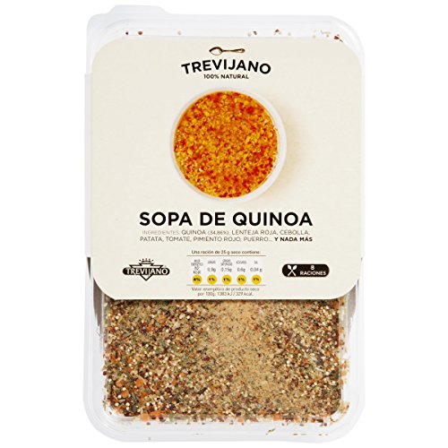 TREVIJANO sopa de quinoa bandeja 200 gr