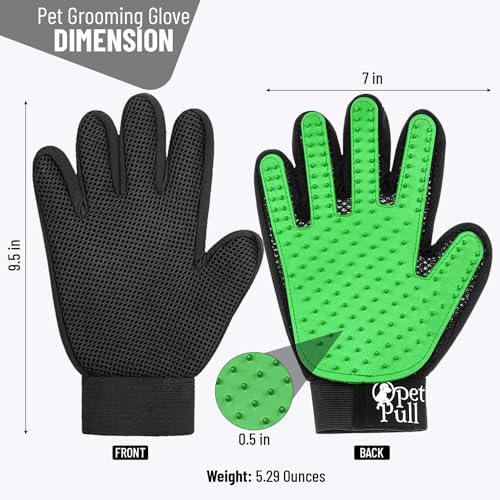 Pet-Grooming-Gloves-with-259-Silicone-Tips-Pet-Hair-Removal-Tool-Gentle-Shedding-Dog-Washing-Gloves-Deshedding-Brush-Hair-Remover-Mitts-for-Dogs-Cats-for-Long-and-Short-Hair-Green Pet Grooming Gloves with 259 Silicone Tips Pet Hair Removal Tool Gentle Shedding Dog Washing Gloves Deshedding Brush Hair Remover Mitts for Dogs Cats for Long and Short Hair Green