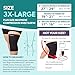 BraceAbility Plus Size Neoprene Compression Knee Sleeve - XXXL Support Brace for Bariatric Men and Women with Arthritis Joint Pain or Kneecap Instability, Fitting Big Legs and Large Thighs (3XL)