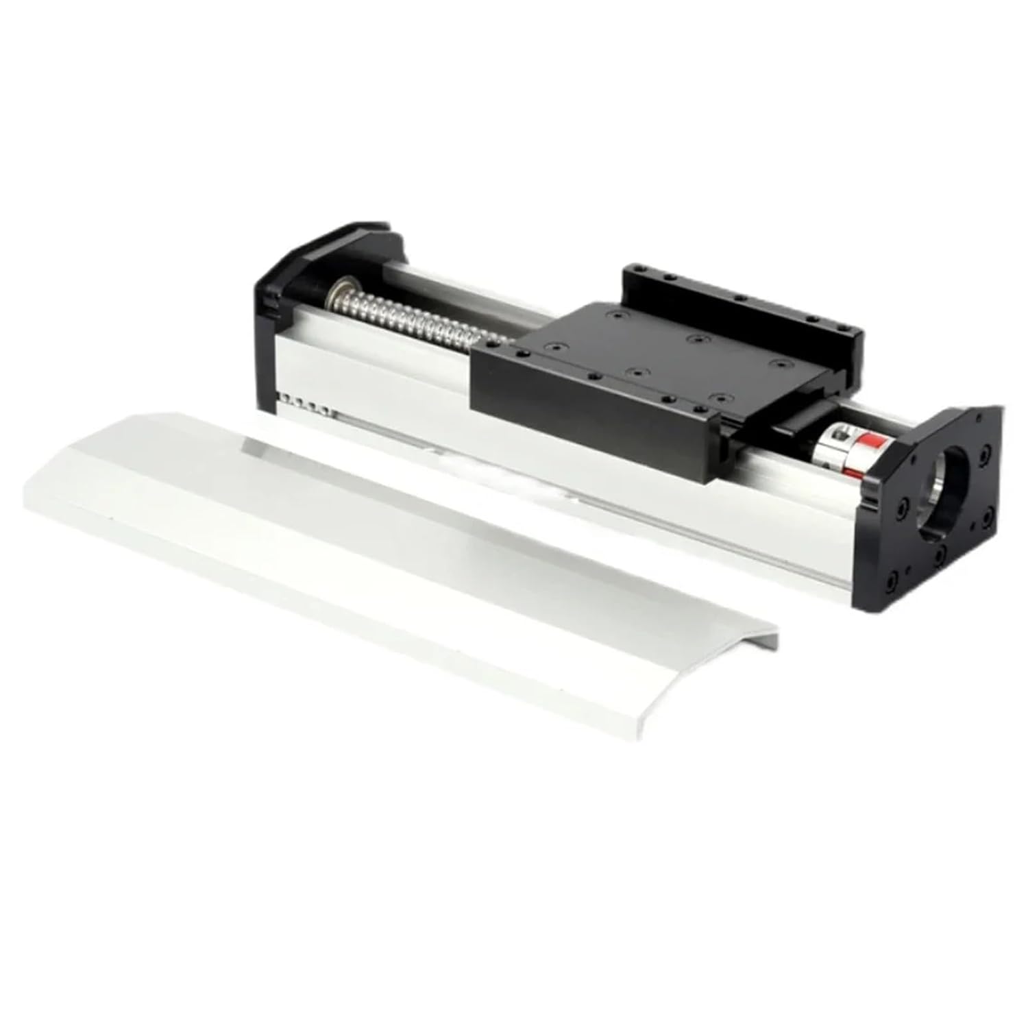 Heavy Load Enclosed Precision CNC Ball Screw Linear Guide Shaft Actuator Module Position Slide Table Rail Motion Nema34 Motor(Actuator only,1200mm Stroke)
