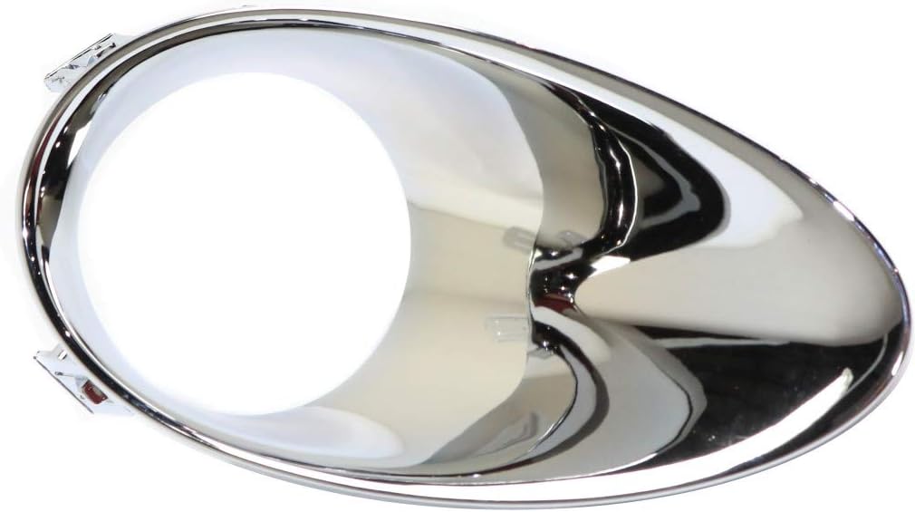 KarParts360 For Infiniti EX35 Fog Light Cover 2008 09 10 11 2012 Passenger Side | Chrome | DOT/SAE Compliance | IN1039102 | 622561BA0A
