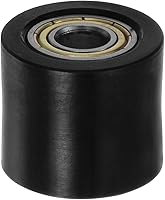 Vista 1 de HARFINGTON Tensor de polea de rodillo de cadena de 0.394 pulgadas (0.394 in), tipo cilindro de nailon, deslizador de rueda para mini motocicleta