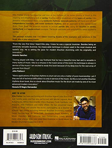 The Brazilian Groove Book: Samba & Bossa Nova: Online Audio & Video Included!