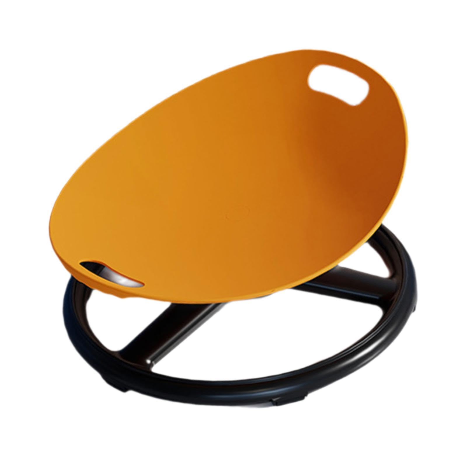 Drehstuhl für Kinder – Sensorisches Spielzeug, Stabil, Fördert Die Motorik, Rutschfester Drehsitz – Geschenk für Kinder (Jungen Und Mädchen), Orange