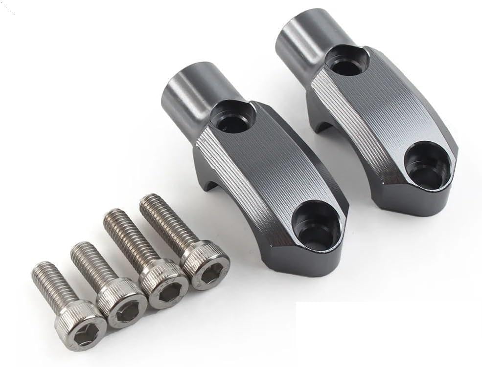 Master Cylinder Mirror Mount for BMW F900XR/F900R/R1250/F850GS/F750GS (2019-2021) & S1000XR/S1000R (2015-2021) - Clamp Bracket(Gray)