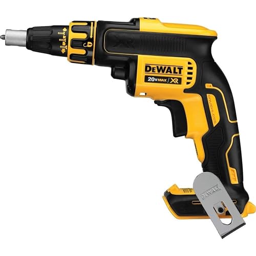 DEWALT 20V MAX XR Drywall Screw Gun, Cordless, 4,400 RPM, LED Light, Bare Tool Only (DCF620B)
