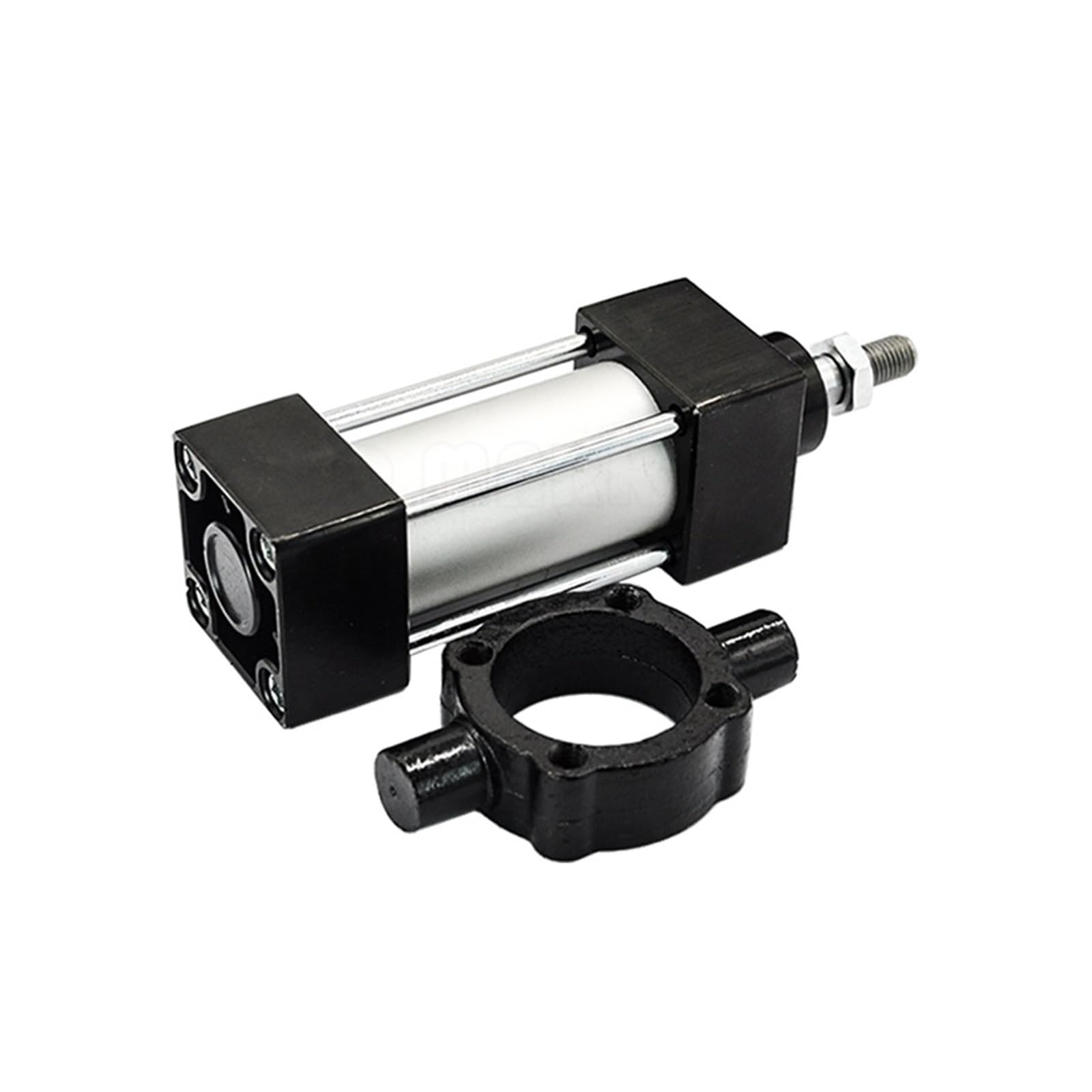 Pneumatikzylinder, SC80X300 Bohrung 80 mm Hub 300 mm Doppeltwirkende Zylinder Luftvorgesteuerter Zylinder Schaftkolben(F-SC80 TC,SC80X300-S)