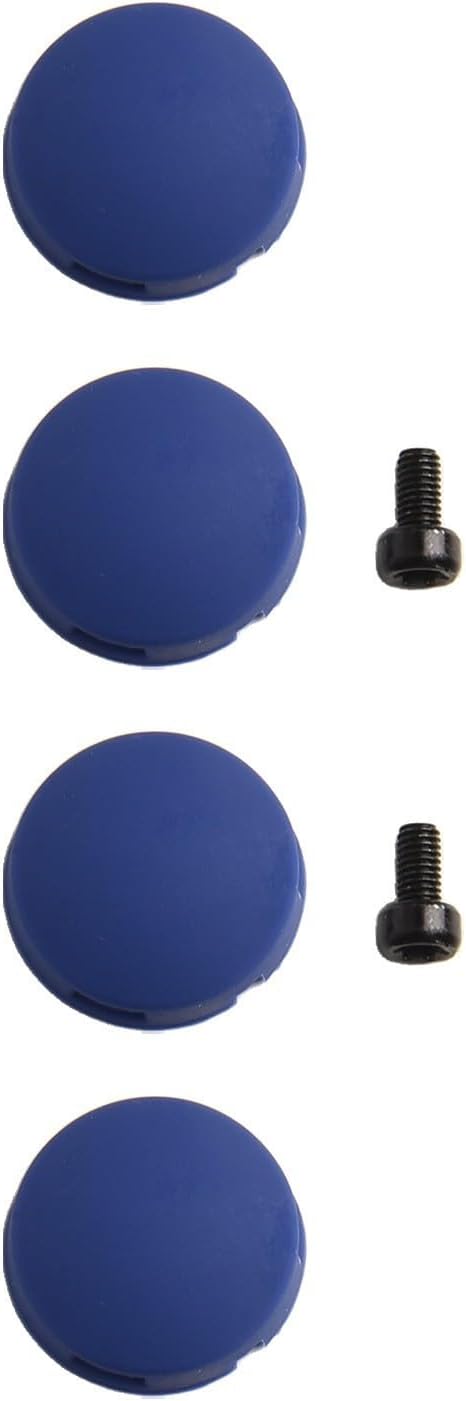 Doorbell Button Kit for Ring Pro with Silicone Covers and Security Screws - Weather Resistant Replacement Parts Black 2 Sets