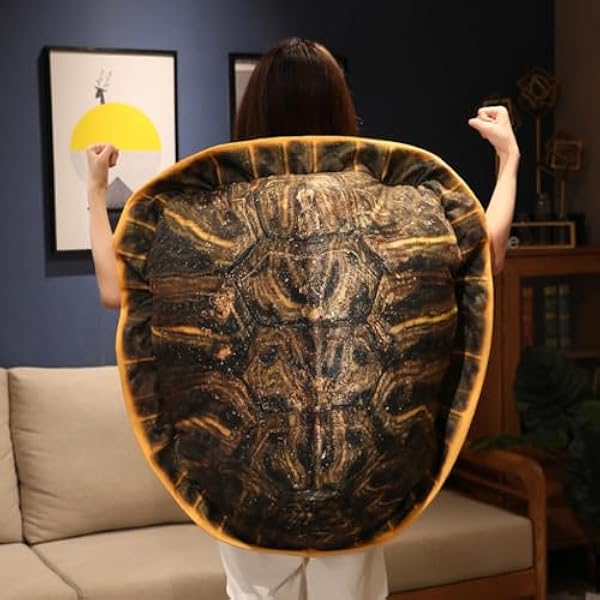 Draagbaar Schildpad Shell Kussens Turtle Power Shell Giant Turtle Pillow Game Gift voor Kinderen Volwassenen
