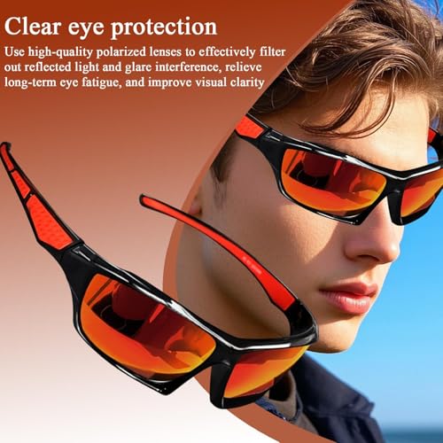 Lightweight Polarized Sunglasses, Polarized Sport Sunglasses For Men Women, Comfortable Fashion Shades Outdoor Sport2