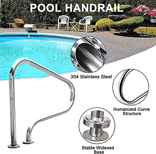 Barandal para piscina de acero inoxidable 304 miniatura 3