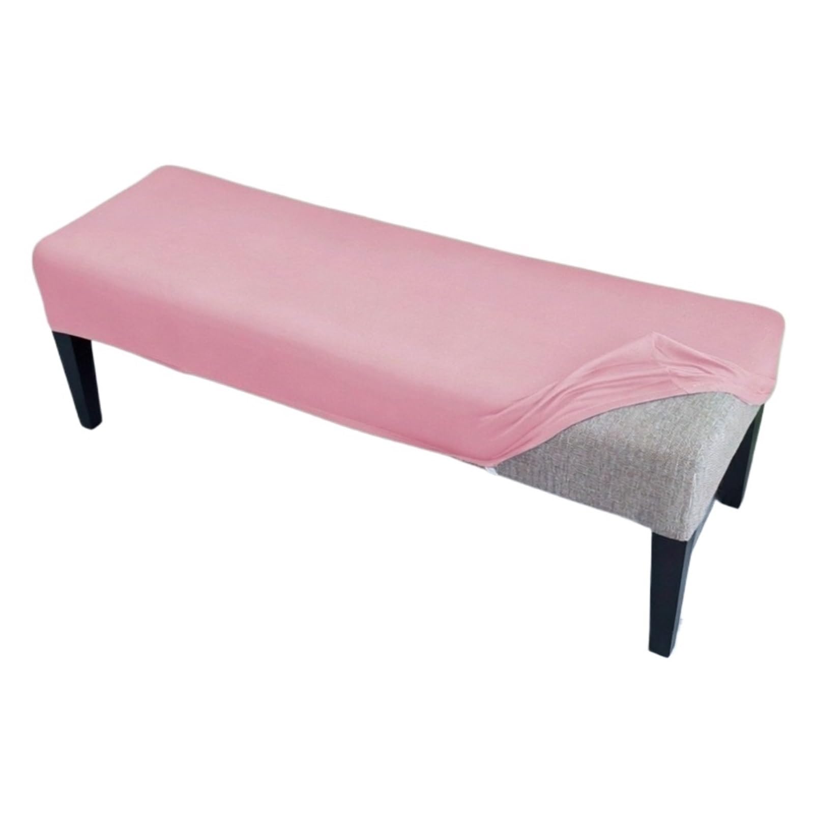 Zgcrumphant Pink-S Bench Slipcover Elastic Bench Chair Cover