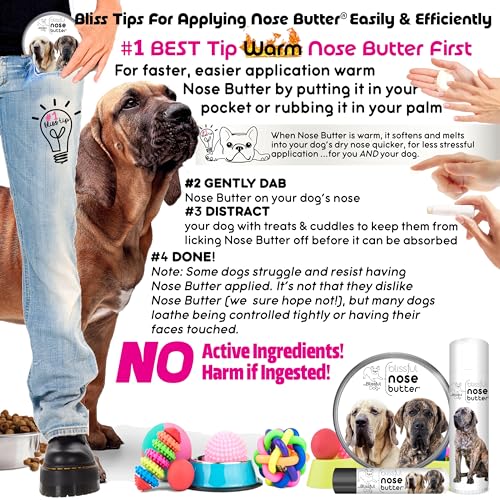 Image of The Blissful Dog Fila Brasilerio Unscented Nose Butter - Dog Nose Butter, 4 Ounce